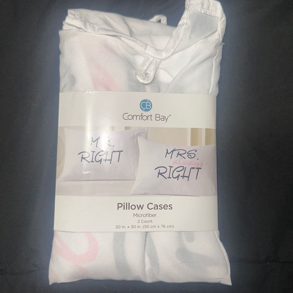 MR. And MRS RIGHT PILLOW CASES